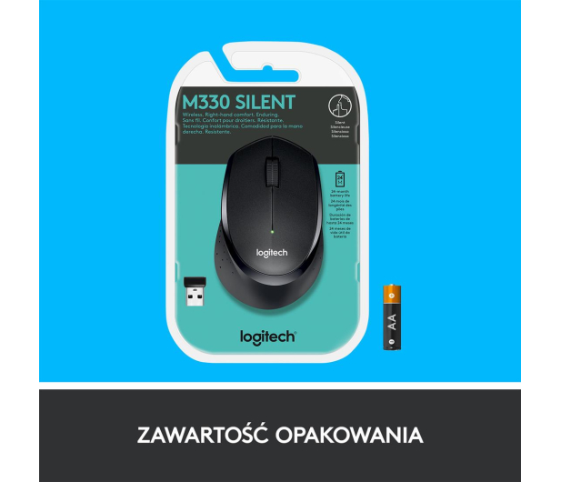 LOGITECH M330 czarna - 329389 - zdjęcie 12